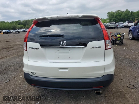 2012 Honda CR-V EX-L with VIN 5J6RM4H70CL071782, listed as a Copart auction lot 63779975 with 129,171 mi miles and Salvage title. Bid and sale history available at DreamBid. Image 6.