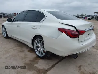 2020 Infiniti Q50 Luxe with VIN JN1EV7AP4LM200455, listed as a IAAI auction lot 41514036 with 76,441 mi miles and . Bid and sale history available at DreamBid. Image 3.