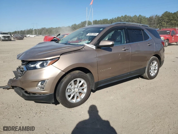 2018 Chevrolet Equinox LT with VIN 2GNAXJEVXJ6253885, listed as a Copart auction lot 76567094 with 44,267 mi miles and Salvage Title. Bid and sale history available at carsss.com. Image 1.