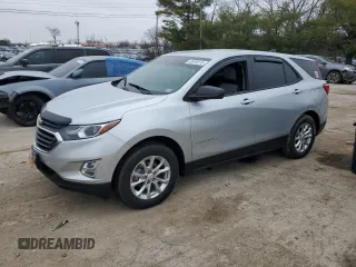 2021 Chevrolet Equinox LS z VIN 3GNAXSEV3MS181715, wystawiony jako Copart lot #43916515 z przebiegiem Nie podano mil oraz Szkoda całkowita • Salvage title. Historia ofert i sprzedaży dostępna na DreamBid. Obrazek 1.