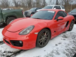 2014 Porsche Cayman S with VIN WP0AB2A80EK191347, listed as a Copart auction lot 43787315 with 67,754 mi miles and Salvage Title. Bid and sale history available at DreamBid. Image 1.