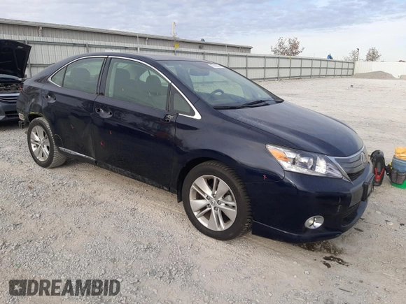 2010 Lexus HS 250h with VIN JTHBB1BA9A2010237, listed as a Copart auction lot 77445014 with 102,517 mi miles and Salvage Title. Bid and sale history available at DreamBid. Image 4.
