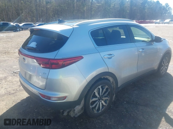 2017 Kia Sportage EX with VIN KNDPN3AC6H7237346, listed as a IAAI auction lot 41599545 with 74,151 mi miles. Bid and sale history available at carsss.com. Image 4.