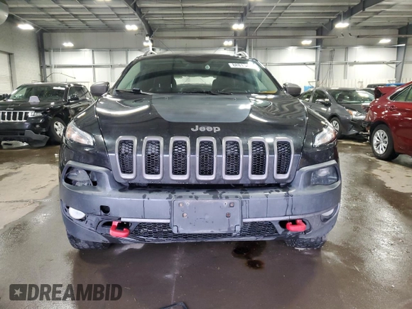 2014 Jeep Cherokee Trailhawk with VIN 1C4PJMBS5EW294212, listed as a Copart auction lot 88816885 with 151,779 mi miles and Salvage title. Bid and sale history available at DreamBid. Image 5.