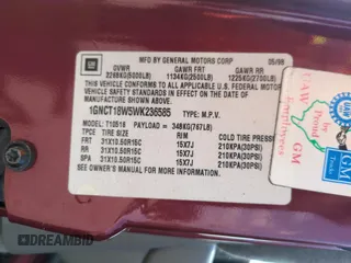 1998 Chevrolet Blazer LS with VIN 1GNCT18W5WK236585, listed as a Copart auction lot 62900435 with 123,272 mi miles and Salvage title. Bid and sale history available at DreamBid. Image 13.