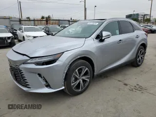 2024 Lexus RX with VIN 2T2BAMBA0RC049779, listed as a Copart auction lot 55129975 with 2,560 mi miles and Salvage Title. Bid and sale history available at carsss.com. Image 1.
