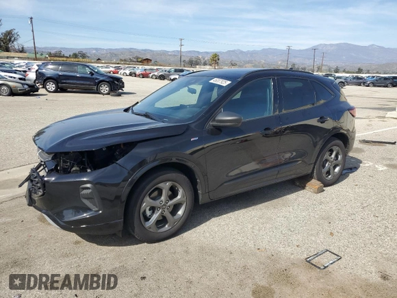 2024 Ford Escape ST-Line with VIN 1FMCU0MZ6RUA50770, listed as a Copart auction lot 46007925 with 7,665 mi miles and Salvage Title. Bid and sale history available at DreamBid. Image 1.