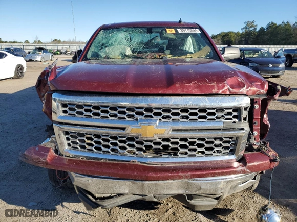 2014 Chevrolet Silverado 1500 LT with VIN 1GCRCREH3EZ242558, listed as a Copart auction lot 86743094 with 0 mi miles and Salvage Title. Bid and sale history available at carsss.com. Image 5.