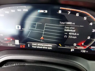 2022 BMW M3 Competition xDrive z VIN WBS43AY05NFM00913, wystawiony jako Copart lot #43442383 z przebiegiem 13 895 mil mil oraz . Historia ofert i sprzedaży dostępna na DreamBid. Obrazek 9.