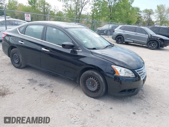 2014 Nissan Sentra SV with VIN 3N1AB7AP5EL670756, listed as a IAAI auction lot 42250519 with 119,002 mi miles and . Bid and sale history available at DreamBid. Image 1.