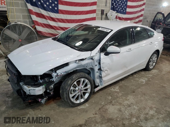 2020 Ford Fusion Hybrid SE with VIN 3FA6P0LU6LR266685, listed as a Copart auction lot 70333742 with 20,048 mi miles. Bid and sale history available at carsss.com. Image 1.