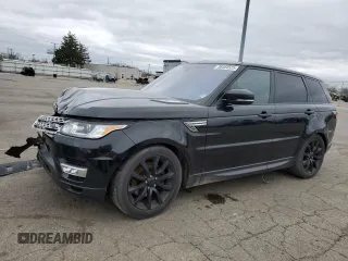 2017 Land Rover Range Rover Sport HSE with VIN SALWR2FK1HA673690, listed as a Copart auction lot 50484525 with 123,544 mi miles and Salvage Title. Bid and sale history available at carsss.com. Image 1.