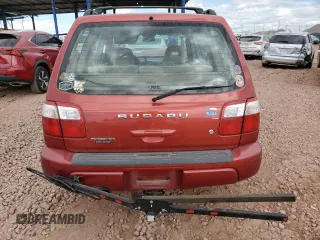 2002 Subaru Forester S w/Premium Pkg with VIN JF1SF65682H748643, listed as a Copart auction lot 45523335 with 140,347 mi miles and Salvage Title. Bid and sale history available at carsss.com. Image 6.