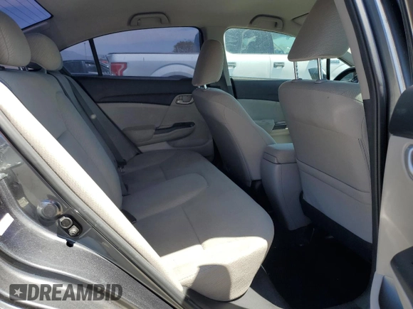 2013 Honda Civic LX with VIN 19XFB2F58DE243846, listed as a Copart auction lot 54093965 with 83,537 mi miles and Salvage Title. Bid and sale history available at DreamBid. Image 10.