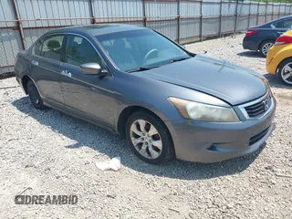 2010 Honda Accord EX-L z VIN 1HGCP3F82AA014681, wystawiony jako IAAI lot #42493493 z przebiegiem 231 758 mil mil oraz . Historia ofert i sprzedaży dostępna na DreamBid. Obrazek 1.