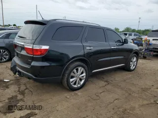 2013 Dodge Durango Crew с VIN 1C4RDJDG5DC695945, выставлен на аукционе Copart как лот 59113565 с пробегом 136 299 миль миль и Чистый • Clean title. История ставок и продаж доступна на DreamBid. Изображение 3.