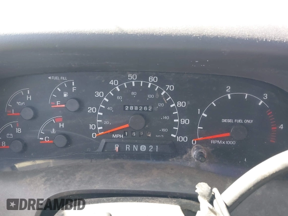1999 Ford F-250 XL with VIN 1FTNW21F9XED67110, listed as a IAAI auction lot 41650405 with Not provided miles and . Bid and sale history available at DreamBid. Image 7.