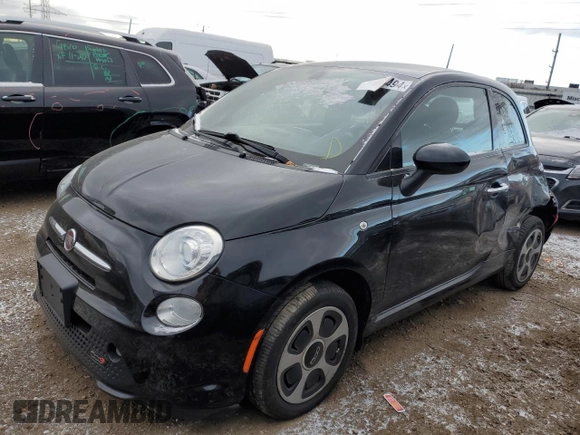 2017 FIAT 500e z VIN 3C3CFFGE6HT625165, wystawiony jako Copart lot #84066494 z przebiegiem 41 264 mil mil oraz Szkoda całkowita • Salvage title. Historia ofert i sprzedaży dostępna na DreamBid. Obrazek 1.