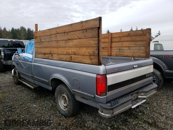 1995 Ford F-150 with VIN 1FTEF15H5SNA99073, listed as a Copart auction lot 79169454 with 147,201 mi miles and Salvage Title. Bid and sale history available at carsss.com. Image 2.