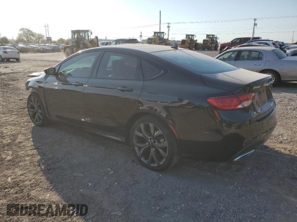 2016 Chrysler 200 S with VIN 1C3CCCBG1GN146800, listed as a Copart auction lot 74619814 with 100,454 mi miles and Salvage Title. Bid and sale history available at carsss.com. Image 2.