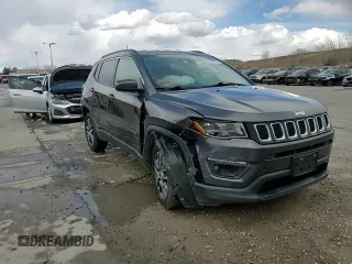 2017 Jeep Compass Latitude with VIN 3C4NJDBB4HT646245, listed as a Copart auction lot 49741915 with 106,710 mi miles and Salvage Title. Bid and sale history available at carsss.com. Image 14.