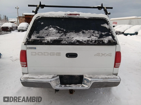 1998 Dodge Dakota SLT with VIN 1B7GG22X0WS597602, listed as a Copart auction lot 84299884 with 187,120 mi miles and Salvage Title. Bid and sale history available at carsss.com. Image 6.