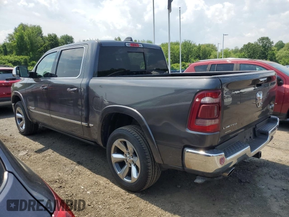 2020 Ram 1500 Limited with VIN 1C6SRFHT2LN138508, listed as a Copart auction lot 59583025 with 101,956 mi miles and Salvage title. Bid and sale history available at DreamBid. Image 2.