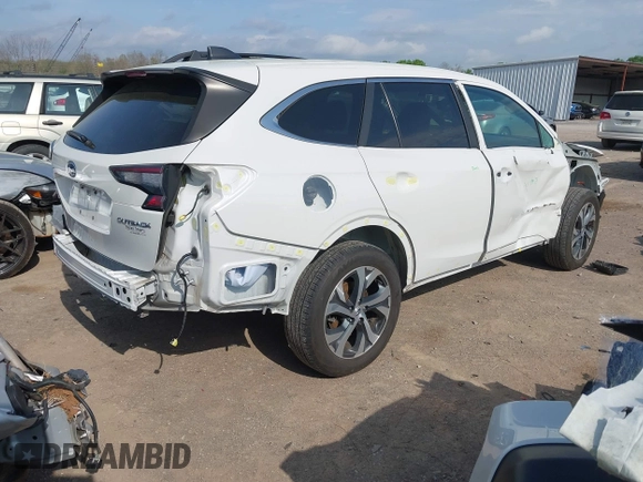 2022 Subaru Outback Limited with VIN 4S4BTANCXN3234012, listed as a IAAI auction lot 41937554 with 29,476 mi miles and . Bid and sale history available at DreamBid. Image 4.