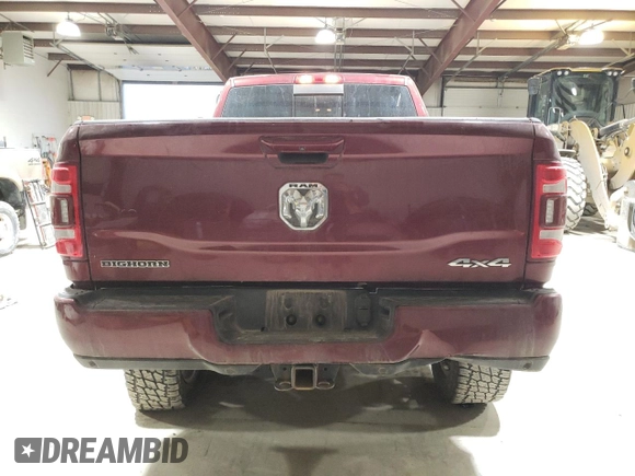 2021 Ram 2500 Big Horn with VIN 3C6UR5DL2MG610287, listed as a Copart auction lot 47719845 with 111,247 mi miles and Salvage Title. Bid and sale history available at carsss.com. Image 6.