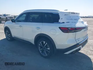 2023 Infiniti QX60 Luxe z VIN 5N1DL1FS2PC348961, wystawiony jako IAAI lot #41831192 z przebiegiem 51 202 mil mil oraz . Historia ofert i sprzedaży dostępna na DreamBid. Obrazek 3.