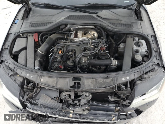 2014 Audi A8 3.0L TDI with VIN WAURMAFD8EN000802, listed as a Copart auction lot 41594755 with 131,171 mi miles and Salvage title. Bid and sale history available at DreamBid. Image 11.
