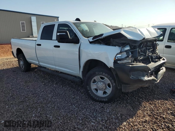 2023 Ram 2500 Tradesman with VIN 3C6UR5HJ2PG543865, listed as a Copart auction lot 62860394 with 8,995 mi miles and Salvage Title. Bid and sale history available at carsss.com. Image 4.