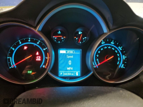 2013 Chevrolet Cruze 1LT with VIN 1G1PC5SB2D7278356, listed as a Copart auction lot 51982895 with 46,360 mi miles and Salvage Title. Bid and sale history available at carsss.com. Image 9.