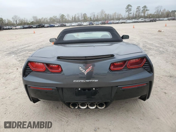 2014 Chevrolet Corvette 3LT with VIN 1G1YF3D70E5127778, listed as a Copart auction lot 41439415 with 38,572 mi miles and Salvage Title. Bid and sale history available at carsss.com. Image 6.
