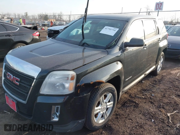 2014 GMC Terrain SLE with VIN 2GKALMEK6E6309004, listed as a IAAI auction lot 41795734 with 136,248 mi miles. Bid and sale history available at carsss.com. Image 2.