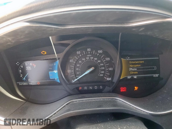 2016 Ford Fusion SE with VIN 3FA6P0H76GR213932, listed as a Copart auction lot 60003385 with 141,060 mi miles and Salvage title. Bid and sale history available at DreamBid. Image 9.