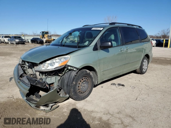 2009 Toyota Sienna CE with VIN 5TDZK23C49S279854, listed as a Copart auction lot 46908125 with 237,484 mi miles and Clean Title. Bid and sale history available at carsss.com. Image 1.