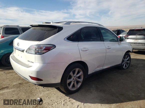2012 Lexus RX 350 with VIN 2T2ZK1BA5CC083394, listed as a Copart auction lot 43166365 with 214,776 mi miles and Salvage Title. Bid and sale history available at carsss.com. Image 3.