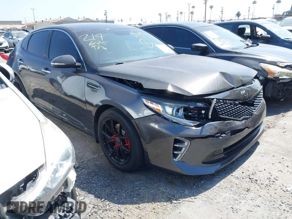 2016 Kia Optima SX Turbo with VIN 5XXGW4L2XGG012408, listed as a IAAI auction lot 42465787 with 67,564 mi miles and . Bid and sale history available at DreamBid. Image 1.