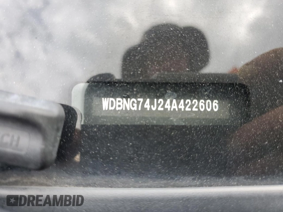 2004 Mercedes-Benz S 55 AMG with VIN WDBNG74J24A422606, listed as a Copart auction lot 74218554 with Not Provided miles and Non Repairable. Bid and sale history available at DreamBid. Image 13.