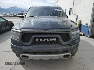 2020 Ram 1500 Rebel with VIN 1C6SRFLTXLN118580, listed as a Copart auction lot 54585955 with 39,028 mi miles and Salvage title. Bid and sale history available at DreamBid. Image 5.