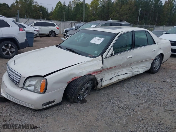 2005 Cadillac DeVille with VIN 1G6KD54Y75U162964, listed as a IAAI auction lot 40794096 with 165,341 mi miles. Bid and sale history available at carsss.com. Image 2.