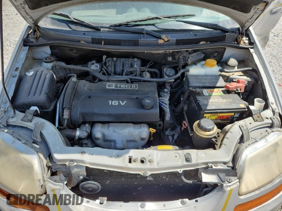 2006 Chevrolet Aveo LT with VIN KL1TG66696B619367, listed as a Copart auction lot 62567655 with 174,548 mi miles and Salvage title. Bid and sale history available at DreamBid. Image 12.