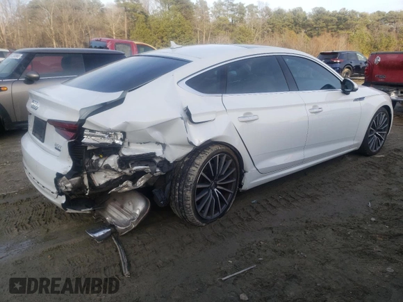 2018 Audi A5 Sportback Prestige z VIN WAUCNCF59JA062993, wystawiony jako Copart lot #41951095 z przebiegiem 70 238 mil mil oraz Szkoda całkowita • Salvage title. Historia ofert i sprzedaży dostępna na DreamBid. Obrazek 3.