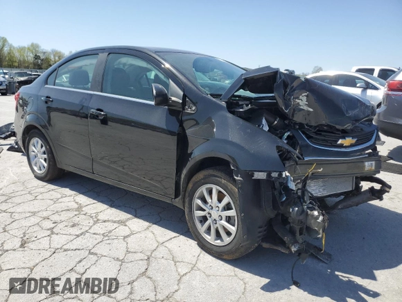 2020 Chevrolet Sonic LT with VIN 1G1JD5SB7L4101000, listed as a Copart auction lot 52336625 with 57,265 mi miles and Salvage title. Bid and sale history available at DreamBid. Image 4.