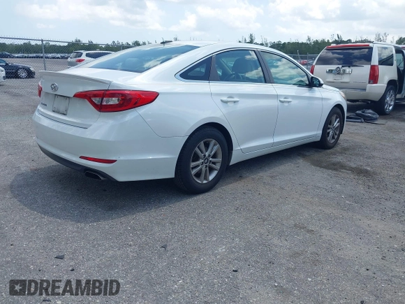 2017 Hyundai Sonata 2.4L with VIN 5NPE24AF2HH544508, listed as a IAAI auction lot 41962118 with 35,606 mi miles and . Bid and sale history available at carsss.com. Image 4.