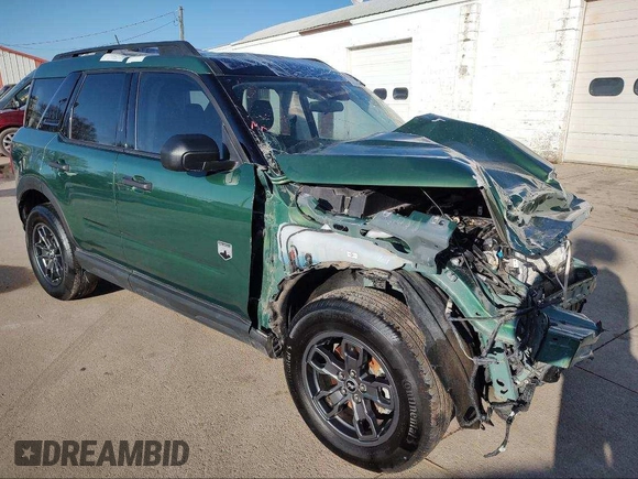 2023 Ford Bronco Sport Big Bend with VIN 3FMCR9B65PRE28791, listed as a IAAI auction lot 42574516 with 2,631 mi miles and . Bid and sale history available at DreamBid. Image 1.