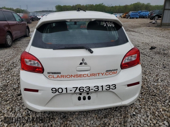 2017 Mitsubishi Mirage ES z VIN ML32A3HJ9HH009106, wystawiony jako Copart lot #51944635 z przebiegiem 71 179 mil mil oraz Czysty tytuł • Clean title. Historia ofert i sprzedaży dostępna na DreamBid. Obrazek 6.