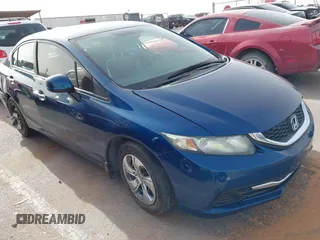2013 Honda Civic LX with VIN 2HGFB2F50DH563197, listed as a IAAI auction lot 42226015 with 108,889 mi miles and . Bid and sale history available at DreamBid. Image 1.