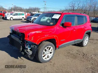 2017 Jeep Renegade Latitude with VIN ZACCJBBB2HPF91832, listed as a IAAI auction lot 41432771 with 32,601 mi miles. Bid and sale history available at carsss.com. Image 20.